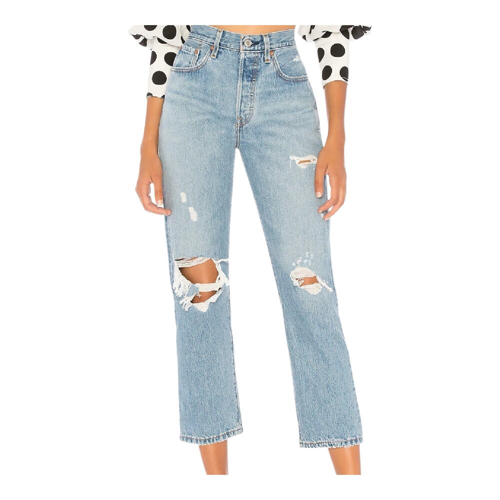 Levis 501 Crop Jeans
